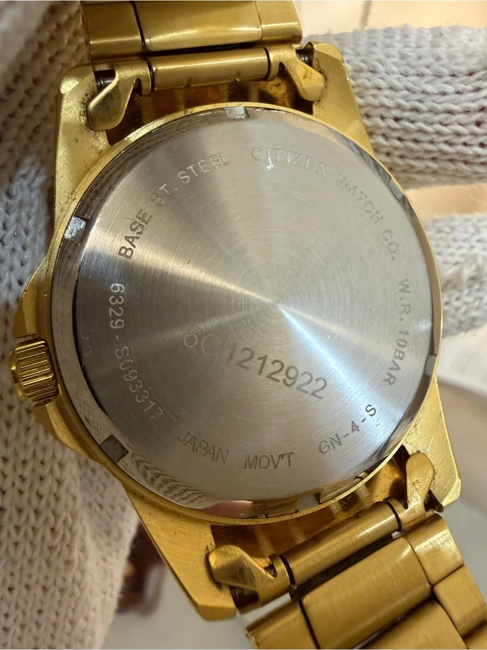 Citizen Gold Multi-Function Men's Quartz Blue Dial Watch AG8342-52L w/ Box 42mm